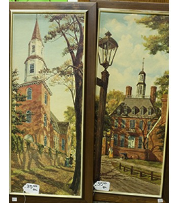 SOLD - Colonial Revival prints